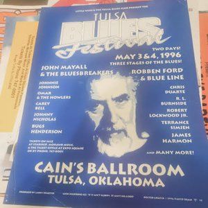 John Mayall Poster w/ Robben Ford & R.L. Burnside 1996 Concert
